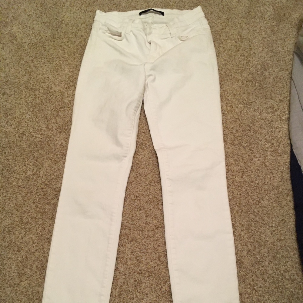 J Brand Blanc Skinny White Jeans - 26